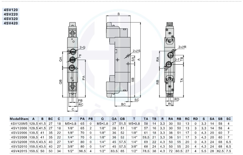 Van Điện Từ 4SV210-08 AIRTAC 7 4SV series Airtac info 3