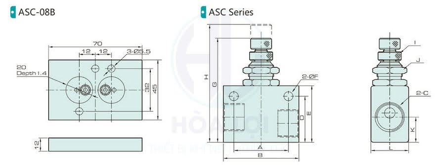 Van Tiết Lưu ASC-15 JELPC 3 ASC-Overall-Dimension-khinen-hoaloi