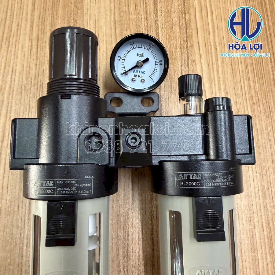Alternative view of Bộ Lọc Hơi Đôi BFC2000C1 AIRTAC (Thay thế model BFC20001)
