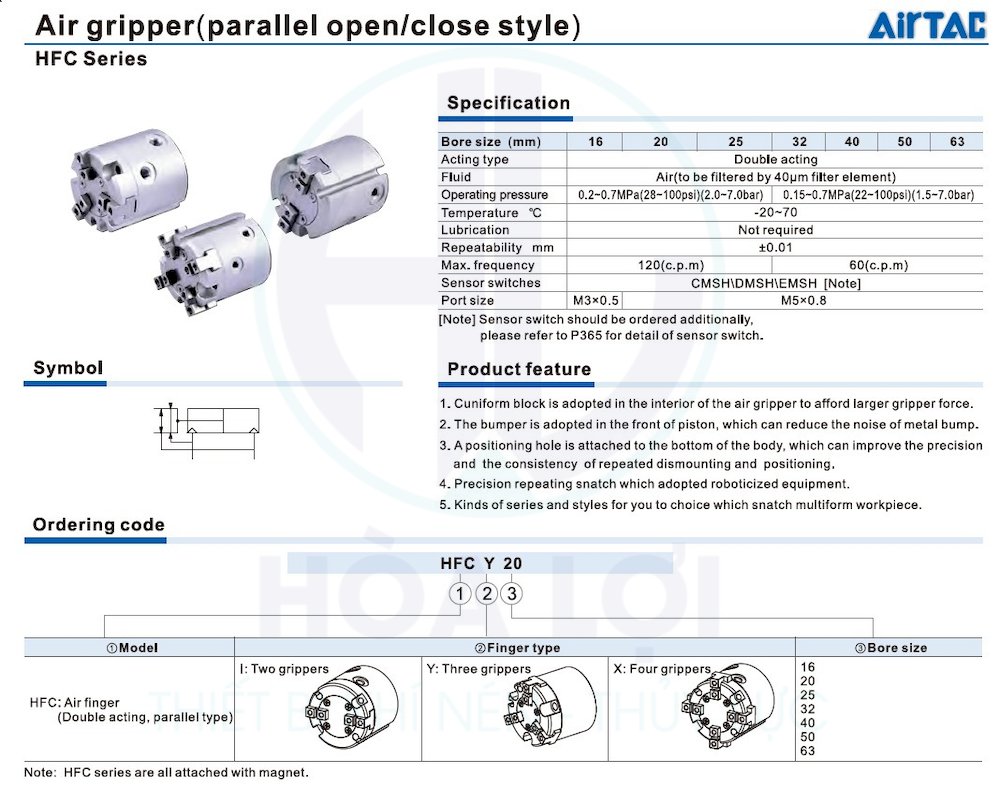 HFC series air gripper 1