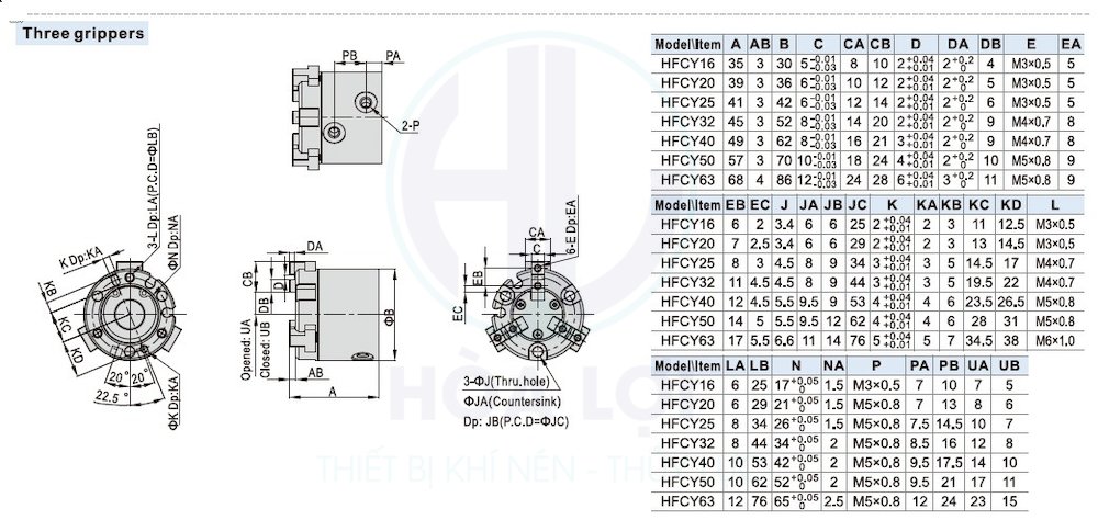 HFC series air gripper 2