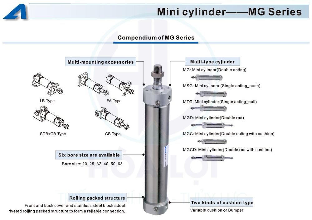 MG Series Mini Cylinder airtac