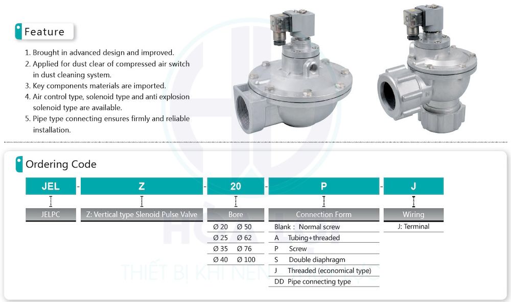 jelz series jelpc solenoid valve
