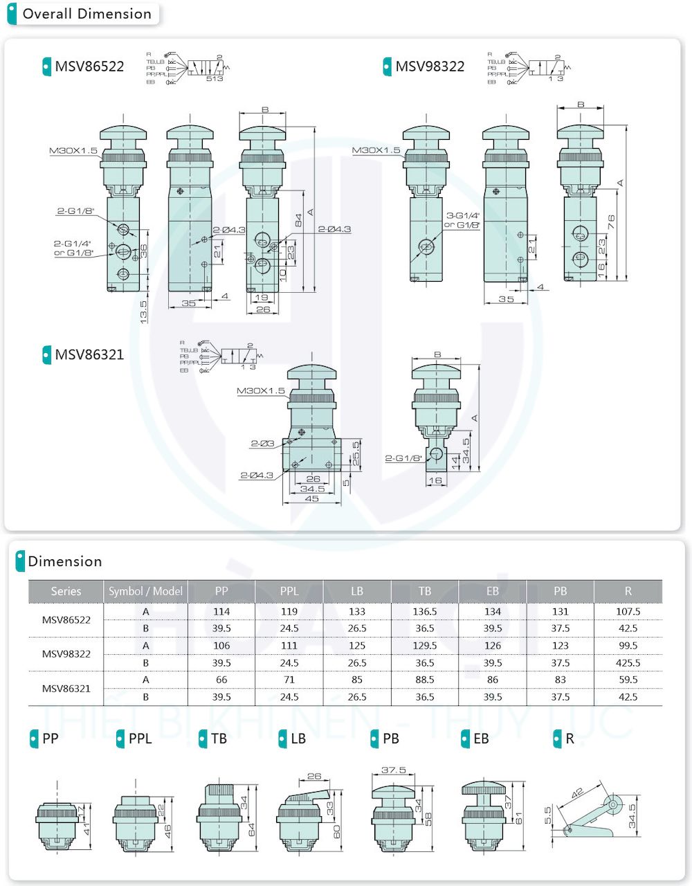 msv series mechanical valve jelpc 1
