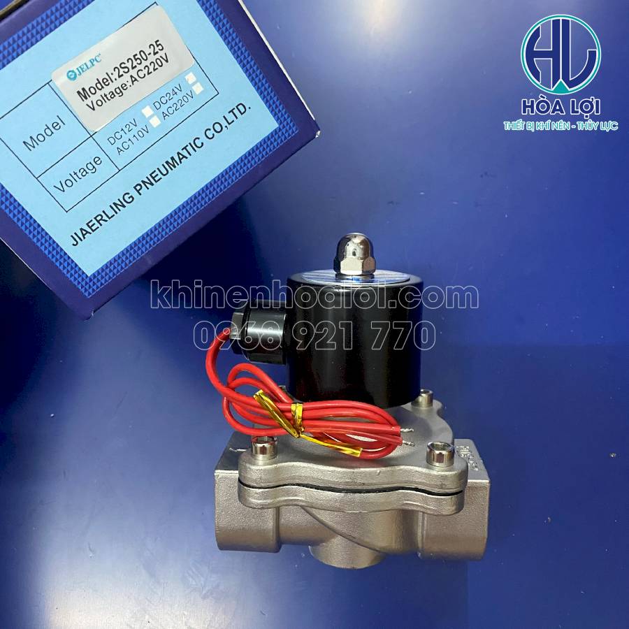 van dien tu inox 2s250-25-jelpc